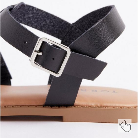 NWT Torrid Faux Leather Fisherman Sandal sz 9.5 WW - Picture 3 of 8